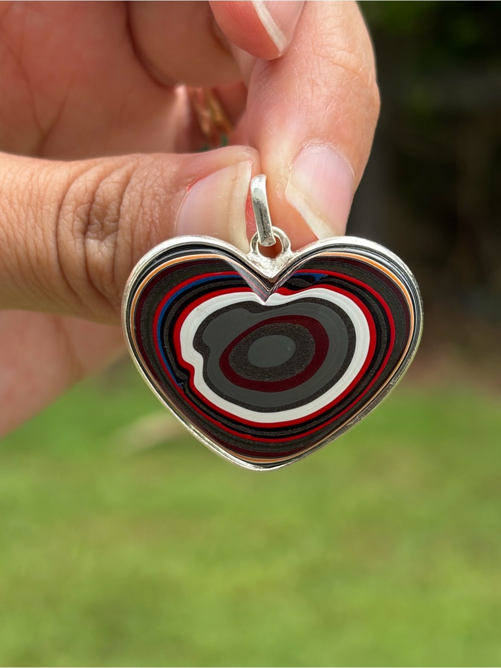 Fordite 925 Silver Pendant